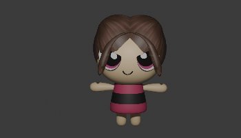 3D Karakter Power Puff Girls