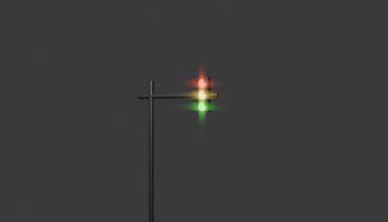 3D Lampu Merah