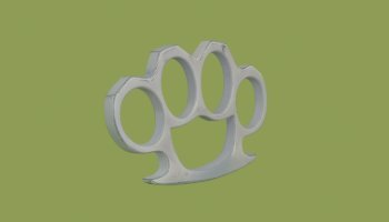 3D Model Brass Knuckles - Portfolio #117