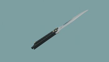 3D Model Butterfly Knife - Portfolio #115