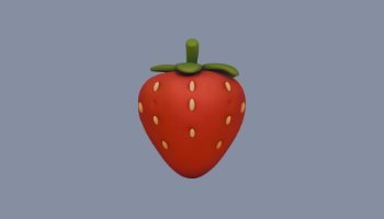 3D Model Strawberry - Portfolio #130