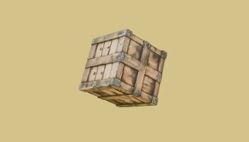 3D Model Wooden Crate - Portfolio #99