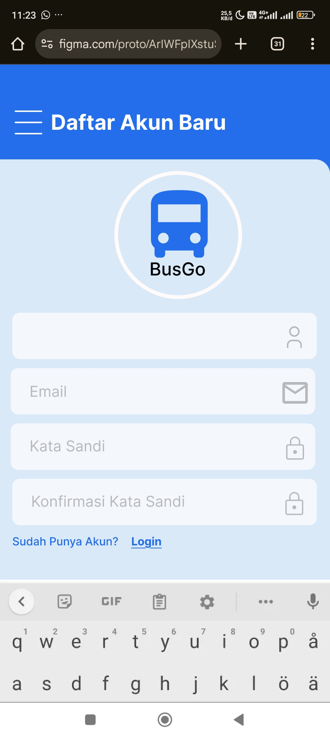 Pemesanan Tiket Bus