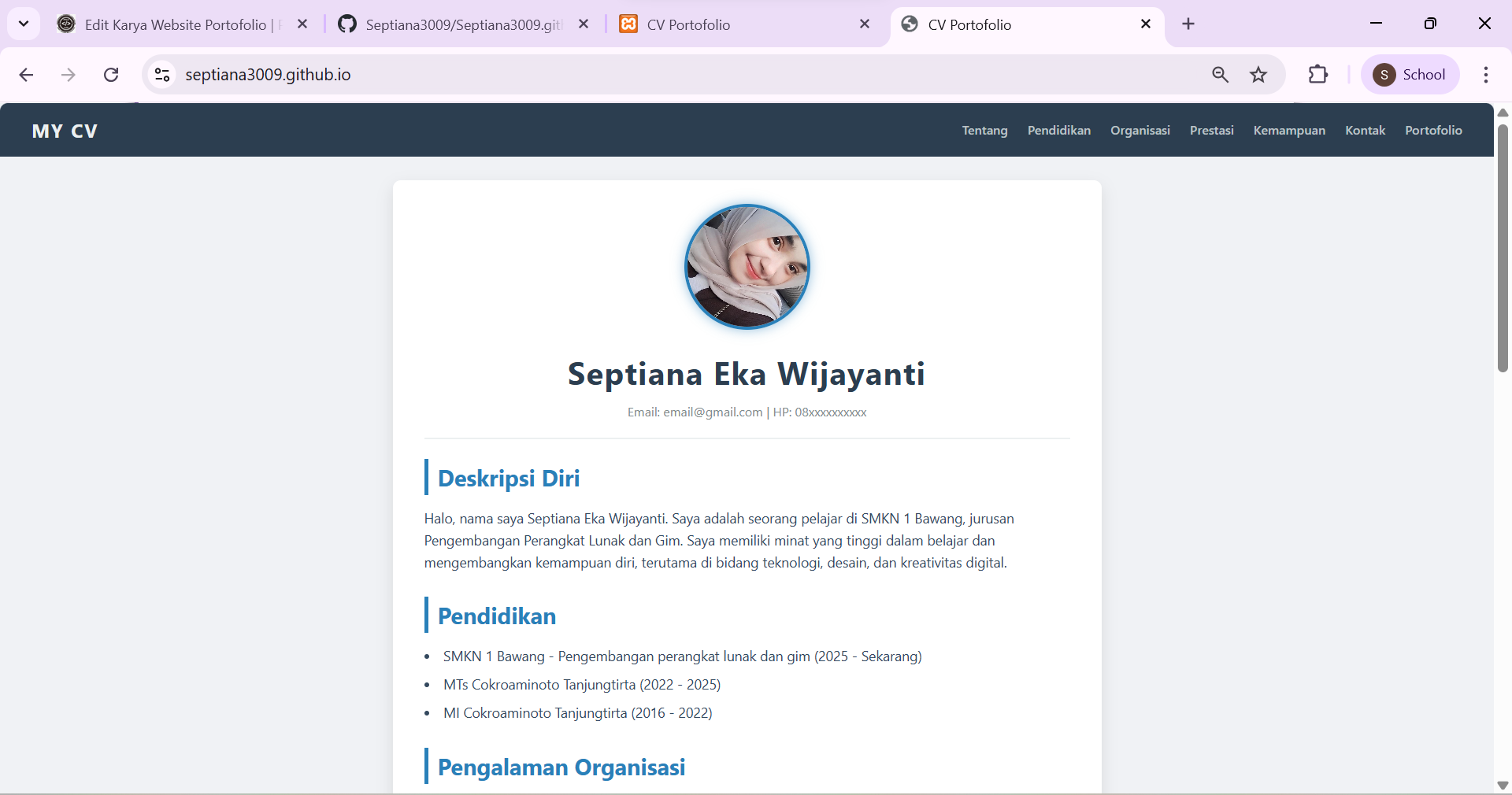 Website Portofolio