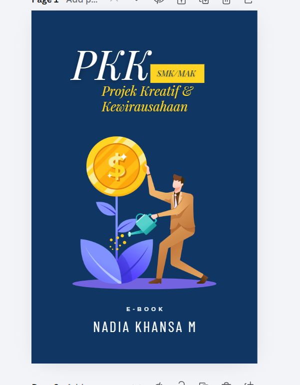 E-book Projek Kreatif dan Kewirausahaan