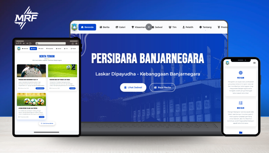 Website Persibara Banjarnegara (UNOFFICIAL)