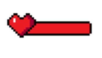 Health Bar Pixel Art untuk Game 2D