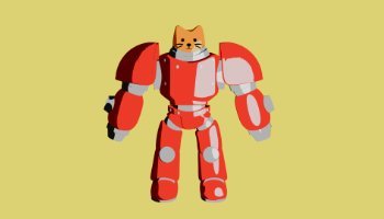 Animasi Robot Kucing