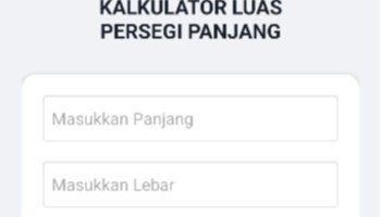 Aplikasi Kalkulator Luas dan Persegi Panjang