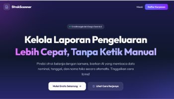 Aplikasi Pencatat Struk Belanja Otomatis