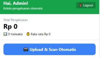aplikasi scan struk belanja laravell