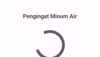 Aplikasi Water Reminder - Android Studio
