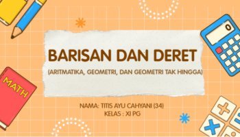 BARIS DAN DERET - MATEMATIKA