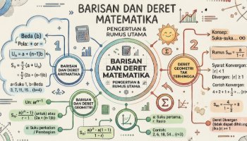 baris dan deret matematika mind map