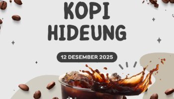 Brosur market day kopi hideung
