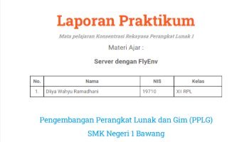 Cara Instalasi FlyEnv dan Wordpress didalamnya