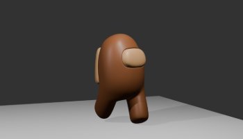 Desain 3D Pose Among Us