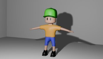 PSAT - Desain Karakter Mr. Stumble 3D