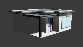 Desain Layout Rumah Warna Putih