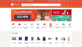 desain UIUX tampilan Shopee || Figma