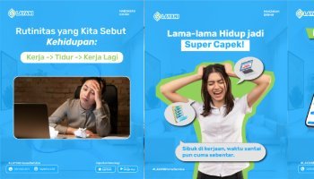 Design Carousel Rutinitas Aplikasi LAYANI
