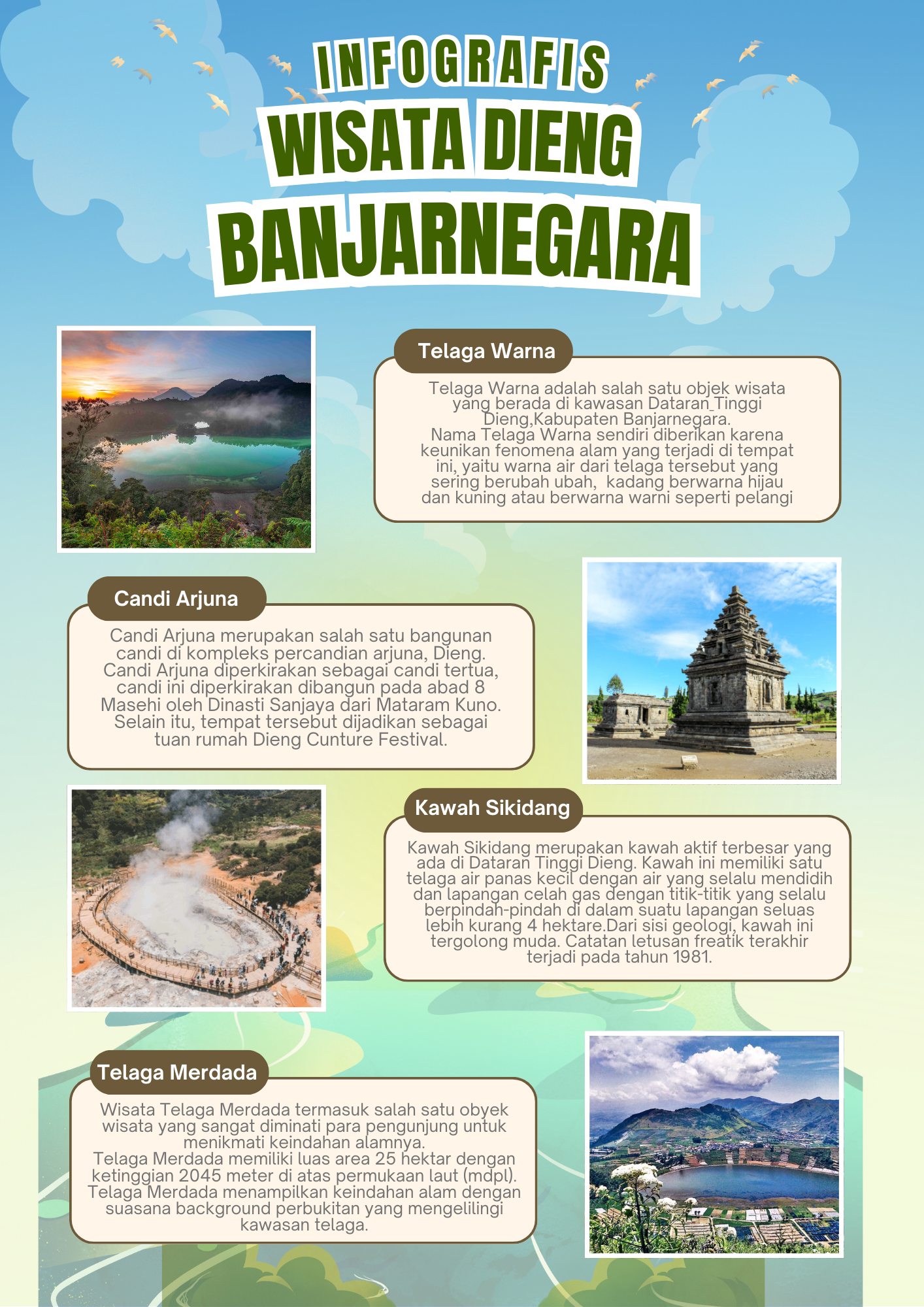 Infografis Wisata Dieng