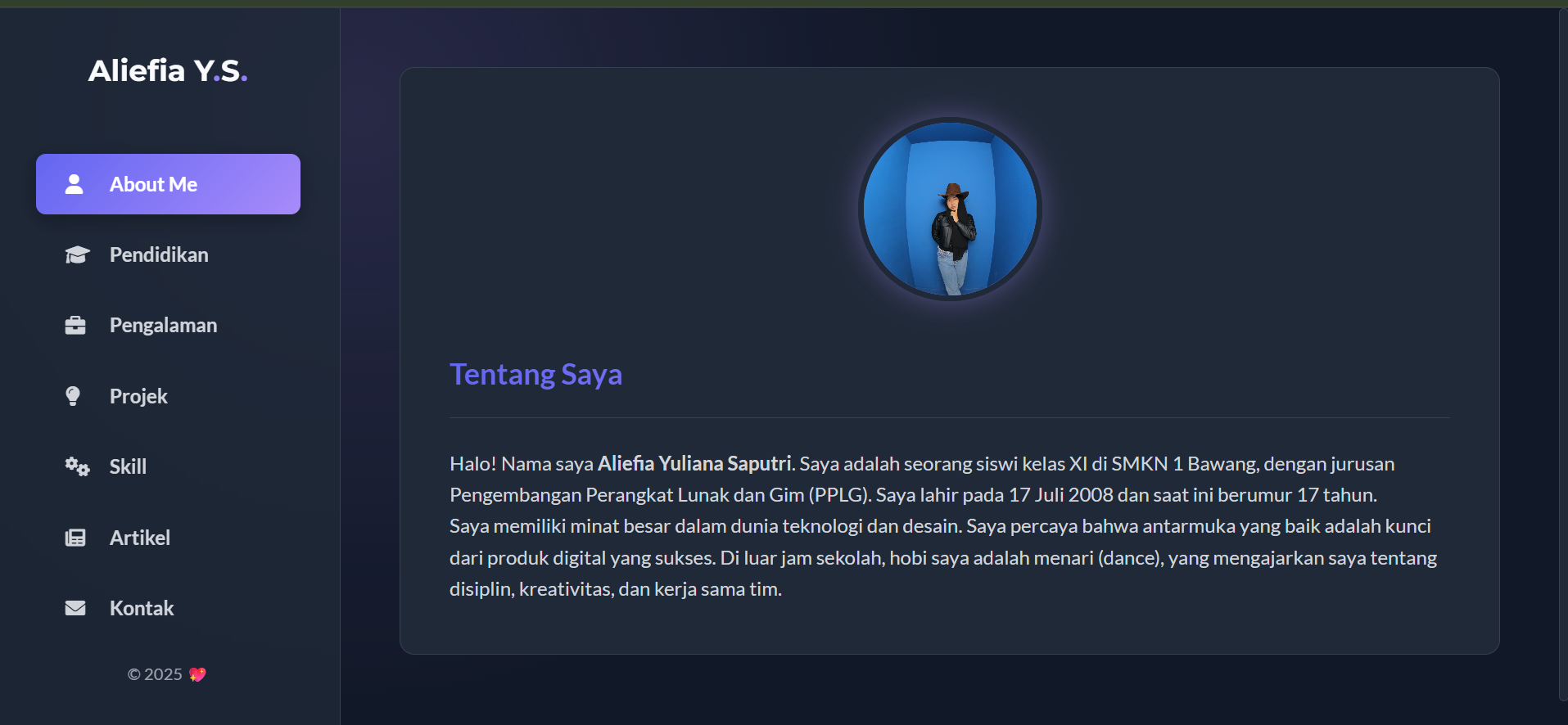 Web cv