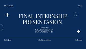 Final Internship Presentasion