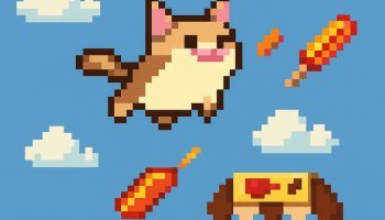 Final Project Poster Game MeowFly