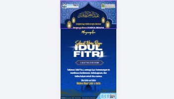 Fleyer Ucapan Idul Fitri