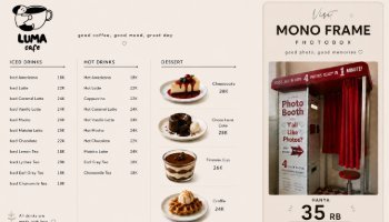 Flyer Luma Cafe Tugas PKWU