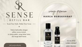Flyer parfum SENSE REFILL BAR