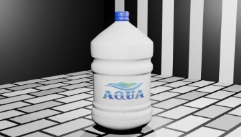 Galon Aqua 3D