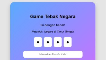 GAME TEBAK KATA