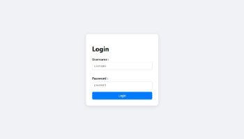 Halaman login Js