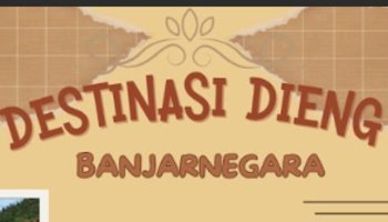 Infografis Destinasi Dieng