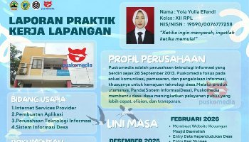 Infografis praktik kerja lapangan