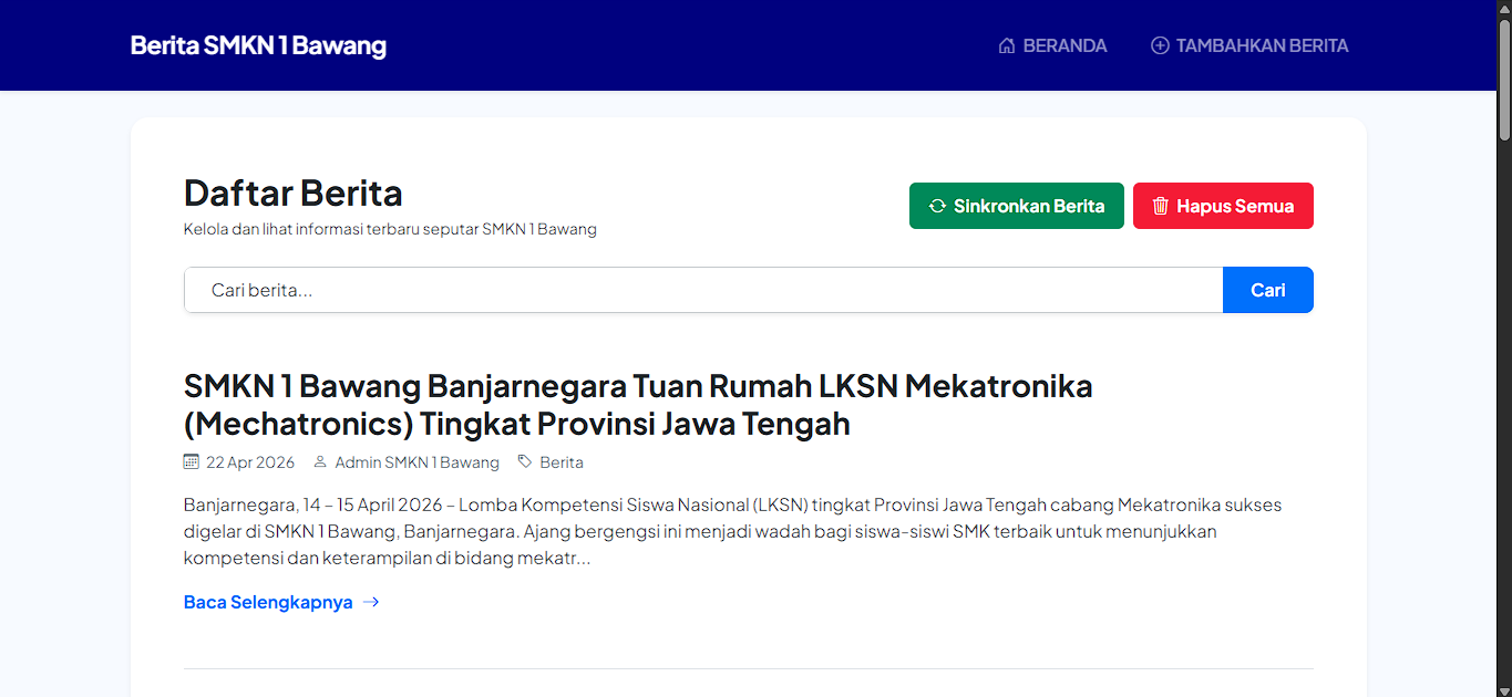 Web Agregator Berita SMK N 1 Bawang