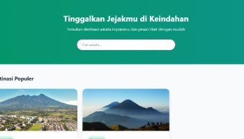 Jejava Web Reservasi Tiket Wisata Dataran Tinggi