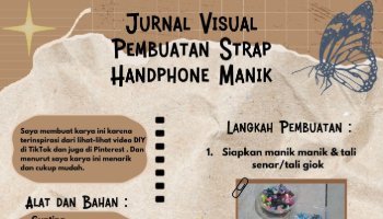 Jurnal Visual Membuat Strap HP