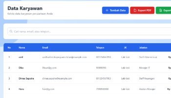Karyawan NT - Employee Management System