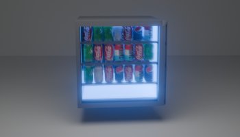 Kulkas Mini 3D