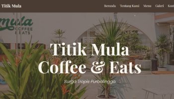 Landing Page Titik Mula Coffe
