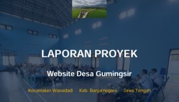 Laporan Membuat  Web Profil Desa
