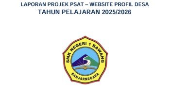 Laporan Project PSAT | web profil desa