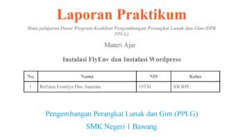 LKPD INSTALASI FLYENV DAN WORSPRESS