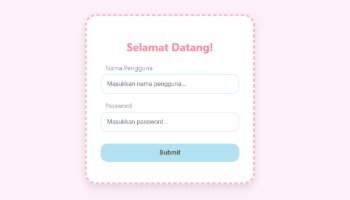 login page