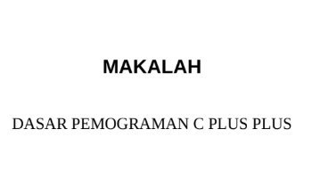 Makalah PSAS