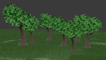 Membuat 3D Pohon Low Poly