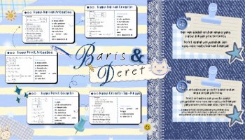 Mind Mapping Materi Baris dan Deret - MTK